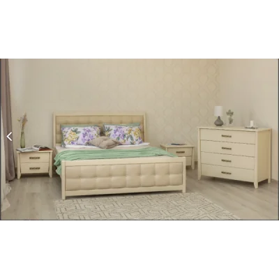 Bed "City PREMIUM" with soft backrest